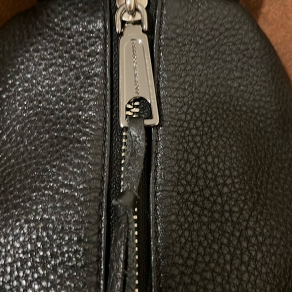 Black Leather Rebecca Minkoff Backpack - Picture 11 of 15